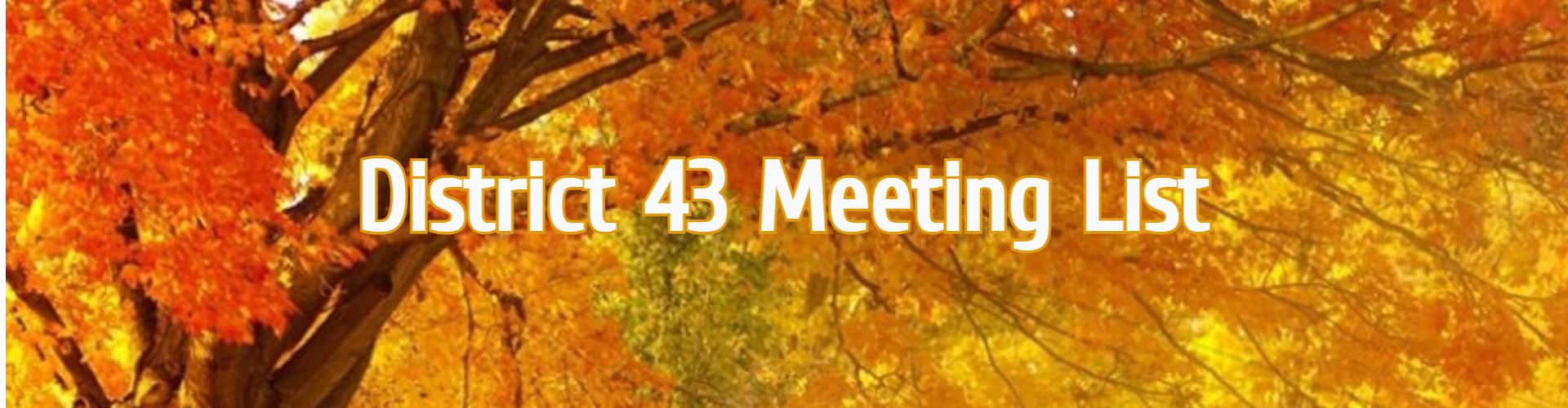 autumn meeting list banner